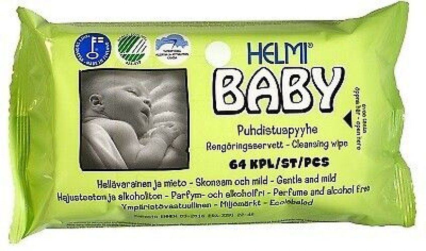 Puhdistuspyyhe Helmi Baby kostea