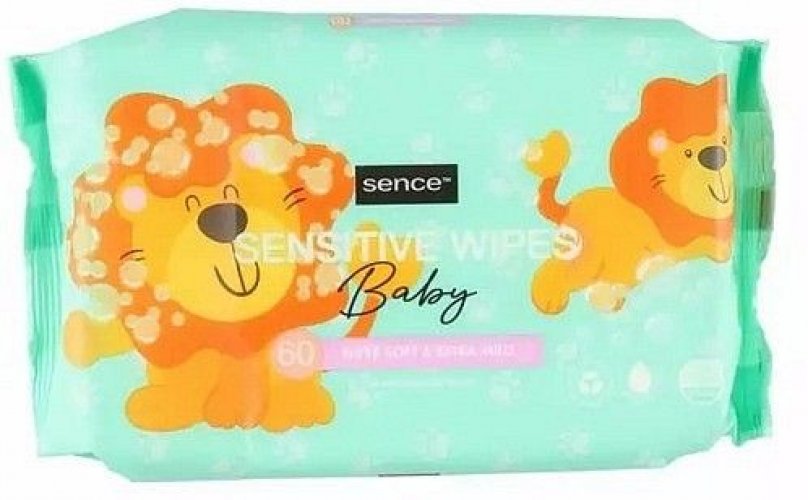 Puhdistuspyyhe Sense Sensitive Baby 60kpl