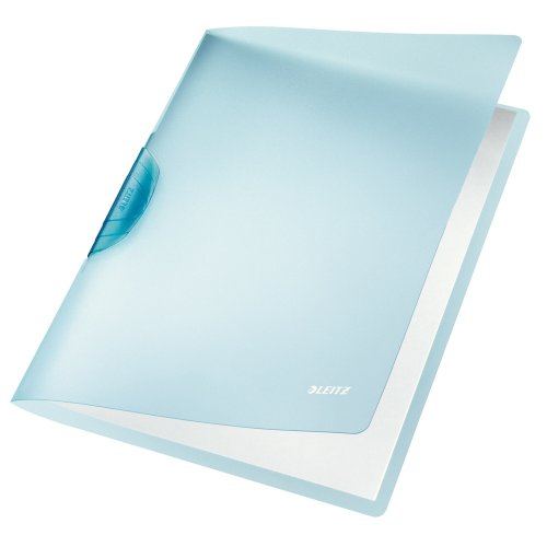 Puristuskansio Leitz rainbow colorclip a4 kapasiteetti 30 arkkia sininen