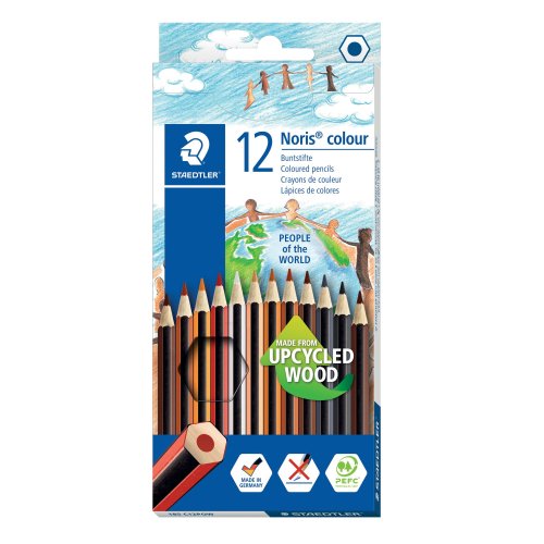 Puuvärikynä Staedtler noris club ihonväri 12kpl
