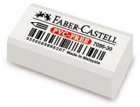 Pyyhekumi Faber-Castell 7086 valkoinen 30kpl (188730)