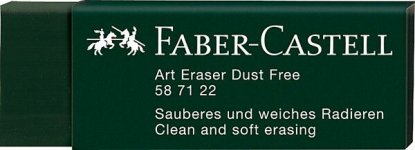 Pyyhekumi Faber-Castell ArtEraser vihreä 20kpl