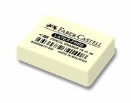 Pyyhekumi Faber-Castell valkoinen luonnonkumia 40kpl