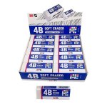 Pyyhekumi MG soft 65x24x11mm valkoinen 65x24x11mm 30kpl