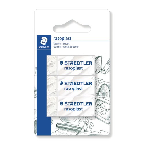 Pyyhekumi Staedtler rasoplast 526 b blisteri 3kpl