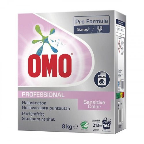 Pyykinpesujauhe OMO Prof. Sensitive Color 8kg