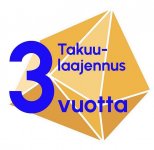 RCK takuulaajennus 3 vuotta vain täyden kympin läppäreille