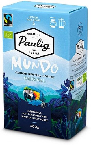 Reilun kaupan kahvi Mundo Paulig 500g Luomu