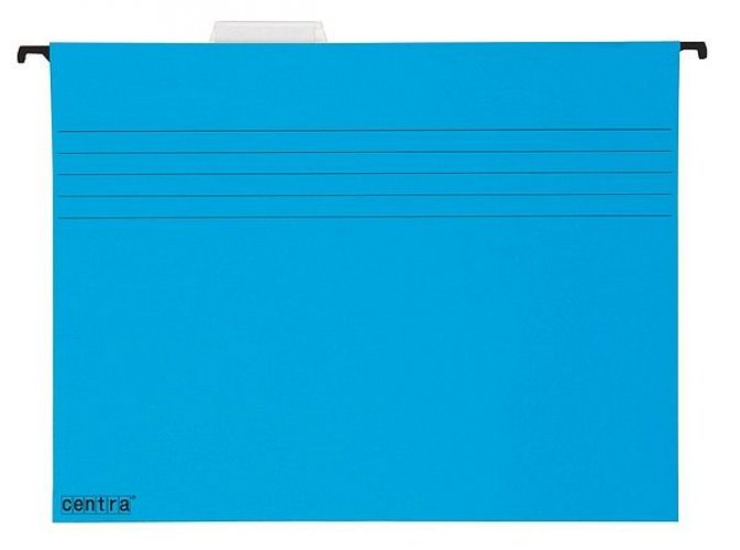 Riippukansio A4 sininen kartonki metalliorsi