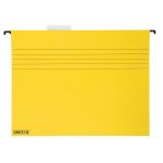 Riippukansio Centra A4 keltainen kartonkia metalliorret