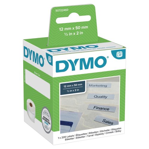 Riippukansiotarra Dymo® nauha lw 50 x 12mm