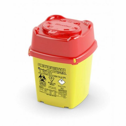 Riskijäteastia CS Plus - 2L Steriloitava ja iskunkestävä