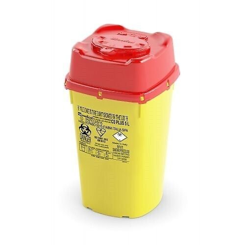Riskijäteastia CS Plus 5L etiketillä
