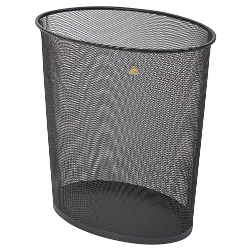Roskakori Alba mesh metalli 40l musta