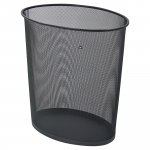 Roskakori Alba mesh metalli 40l musta