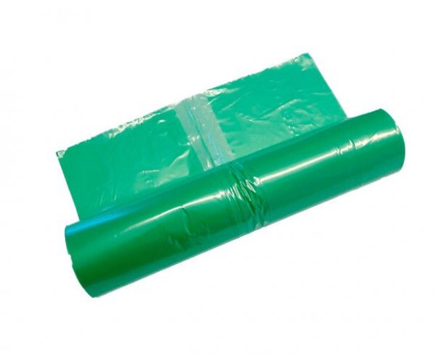 Roskapussi LDPE vihreä 30L 500x700mm 20mic