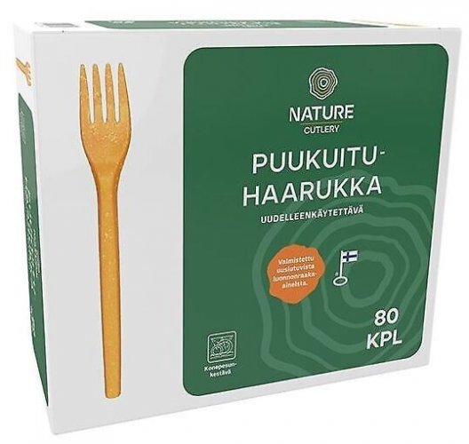 Ruokahaarukka Nature Line 17cm uudelleenkäytettävä