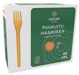 Ruokahaarukka Nature Line 17cm uudelleenkäytettävä 80kpl