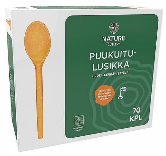 Ruokalusikka Nature Line 17cm uudelleenkäytettävä