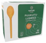 Ruokalusikka Nature Line 17cm uudelleenkäytettävä 70kpl