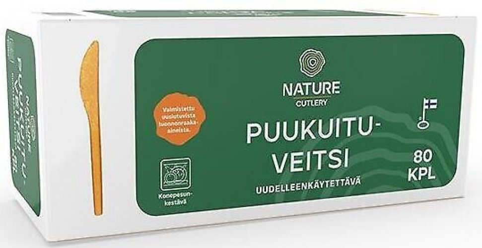 Ruokaveitsi Nature Line 17cm uudelleenkäytettävä