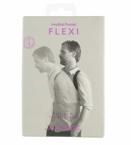 Ryhtiliivi , koko M-L, musta Swedish Posture Flexi