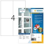 Säänkestävä tarra-arkki Herma Special 10773 A4/4-os 105x148mm 80ark