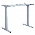 Getupdesk duo ii smart runko harmaa