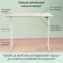 Leitz Ergo sähköpöytätaso 140x80cm valkoinen jalustalle 1065444
