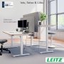 Leitz Ergo sähköpöytätaso 140x80cm valkoinen jalustalle 1065444