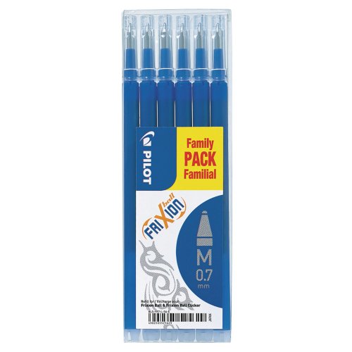 Säiliö Pilot frixion ball 0,7mm sininen 6kpl
