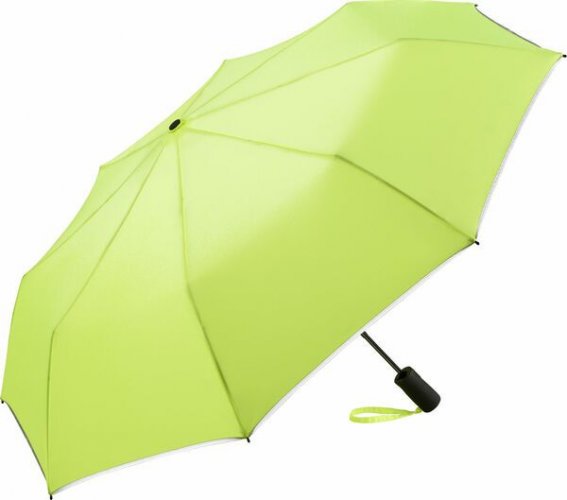 Sateenvarjo mini, heijastava neon keltainen