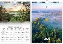 Seinäkalenteri 2026 Maisema A3