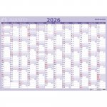 Ajasto seinämuistio 850x590mm