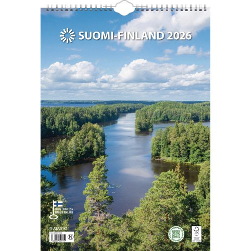 Seinäkalenteri Ajasto Suomi 2026 290 x 415mm