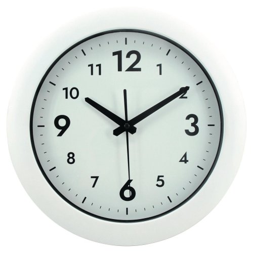 Seinäkello 30cm valk