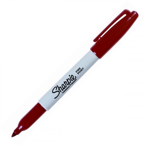 Huopakynä Sharpie Fine Point 1,0mm punainen pyöreä kärki