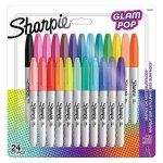 Sharpie Fine Tip Glam Pop 24kpl värilajitelma permanenttitussi