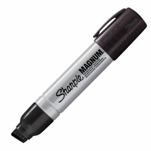 Huopakynä Sharpie Magnum 9,8/14,8mm musta iso viistokärki
