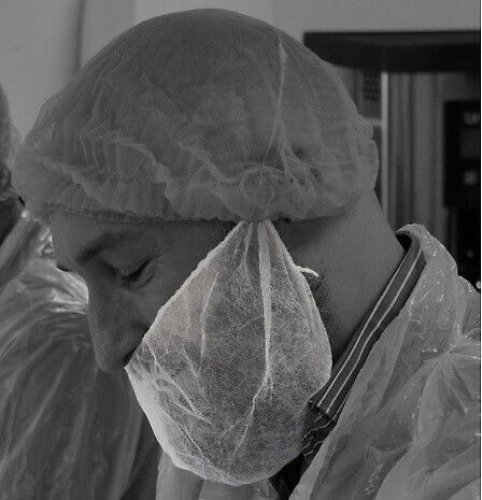 Shield DK05 Partamaski one-size valkoinen