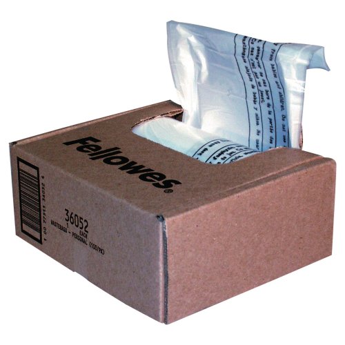 Silppusäkki Fellowes 36052 23-28l paperisilppuriin 100kpl