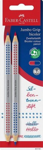 Sinipunakynä Faber-Castell Jumbo Grip