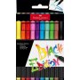 Sivellinkynäsarja Faber-Castell Black Edition 10 väriä