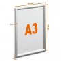 Snapkehys Durable Outdoor A3 hopea