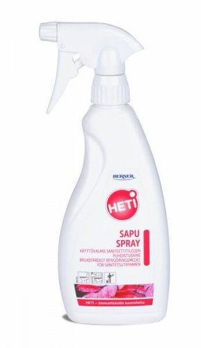 Spray HETI Sapu 750ml wc-tilojen puhdistusaine