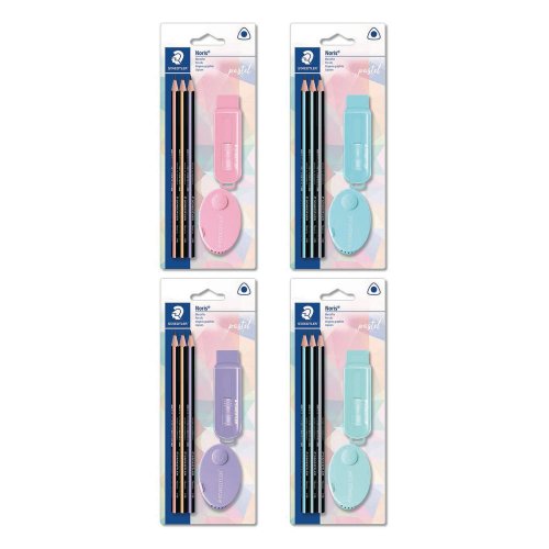 Staedtler 61sbk3 pastel line setti värilajitelma blister