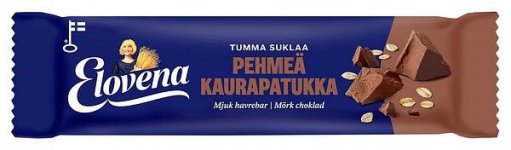 Suklaa Elovena pehmeä kaurapatukka tumma 30 g
