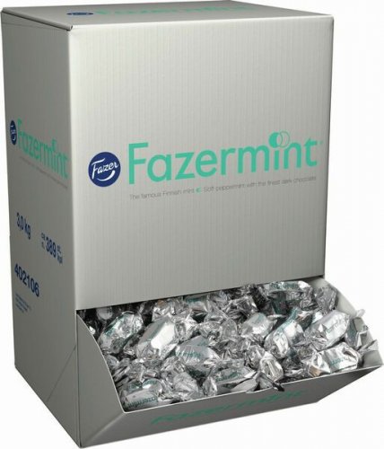 Suklaakonvehti Fazermint 3kg.