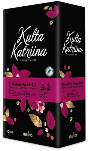 Suodatinkahvi Kulta Katriina tumma paahto 500g