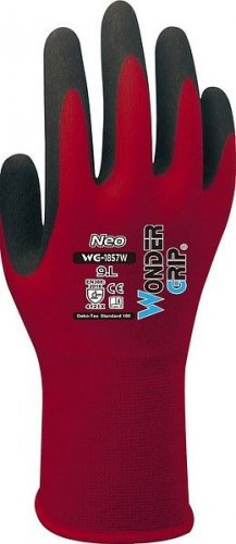 Suojakäsine Wonder Grip 1857 Neo 10/XL punainen